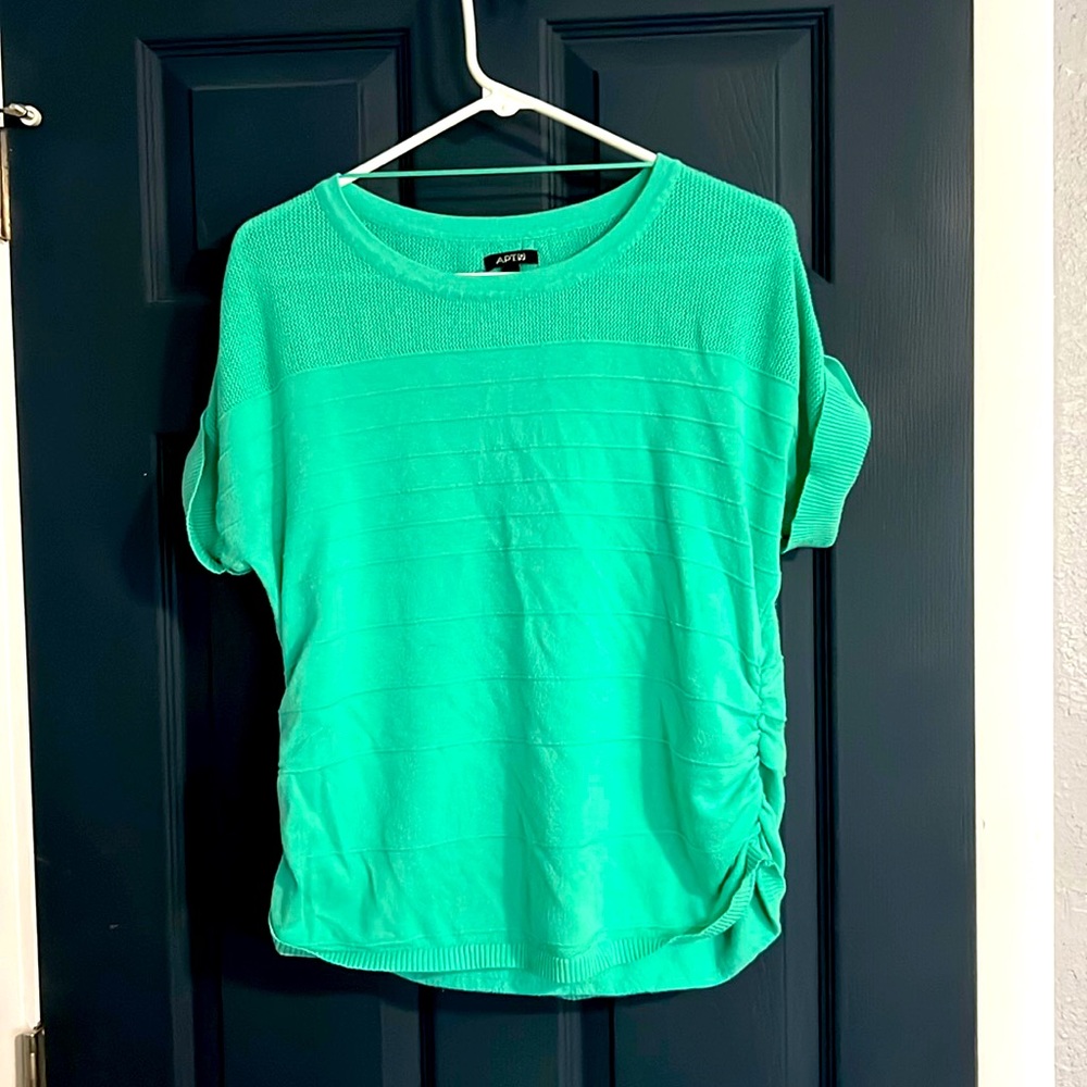 Apt. 9 women’s top. Large. Teal. - Picture 1 of 5